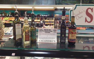 Calandro’s New Salad Bar Oil / Vinegar Dressings & Samples