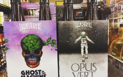 Surprise! We got a little shipment of the last batches of @parishbrewingco Opus Vert and…