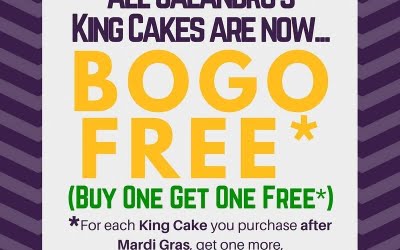 While supplies last, #BOGO on #KingCakes at both Calandro’s locations! And there likely won’t be…