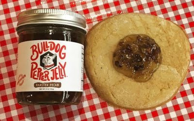 #Repost @bulldogpepperjelly ・・・ Calandro’s famous #TeaCakes + #RoastedPecan Bulldog Pepper Jelly! Come out to The…