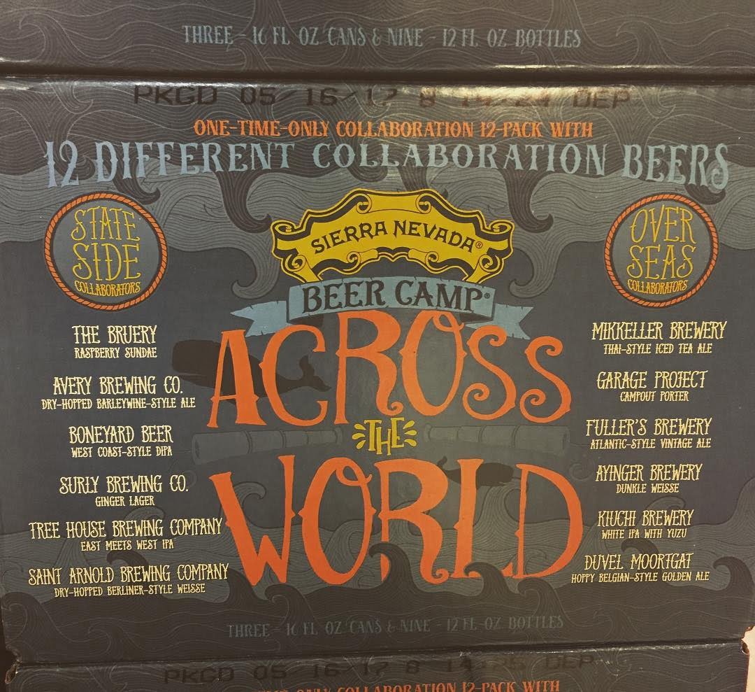 @sierranevada Beer Camp Across the World Collaboration Series is now available at our Perkins Rd…