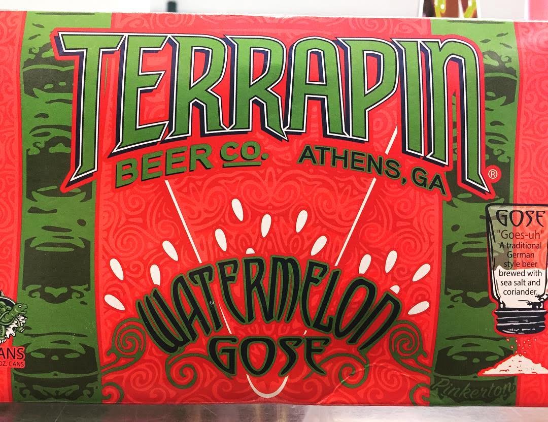 @terrapinbeerco Watermelon Gose is now in stock at our Perkins Rd location! Tart, Salty, Crushable,…