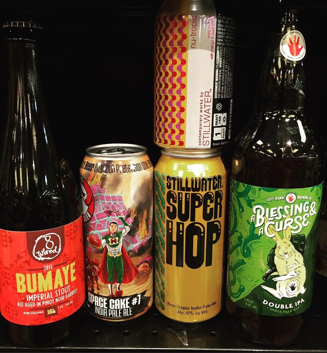 New brews in stock at our Perkins Rd location today! @clown_shoes_beer @stillwater_artisanal @lefthandbrewing #freshhops #beer…