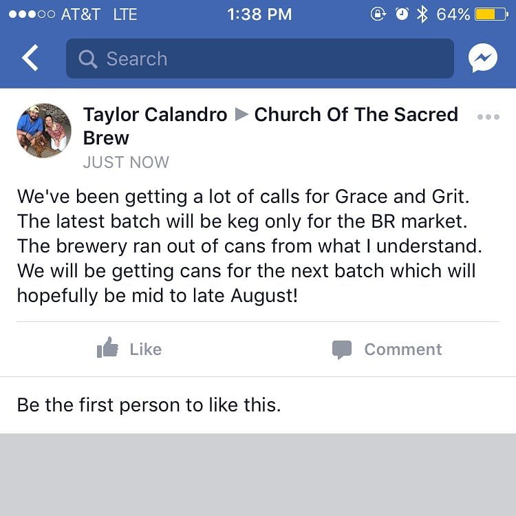 Here’s a @greatraftbeer Grace and Grit update for y’all! Stay tuned! #drinklocal #beer