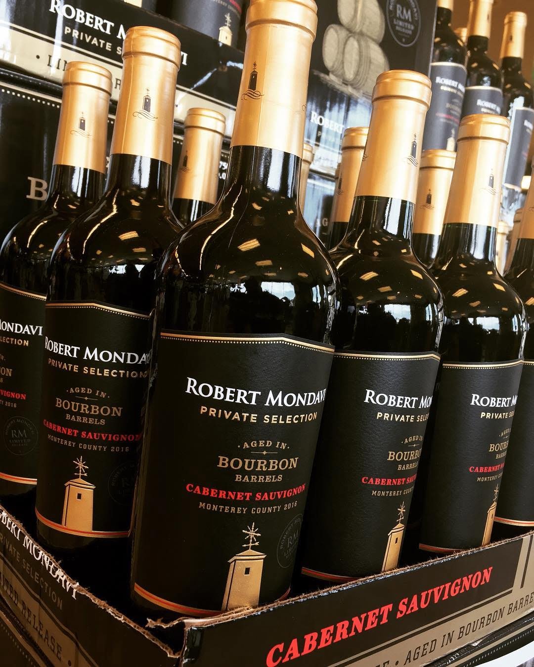 @robertmondavi Bourbon Barrel Aged Cabernet Sauvignon is back in stock at our Perkins Rd location!…