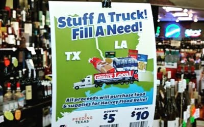 Don’t forget – the #StuffATruck #FillANeed Hurricane Harvey fundraiser, food & supply drive is running…