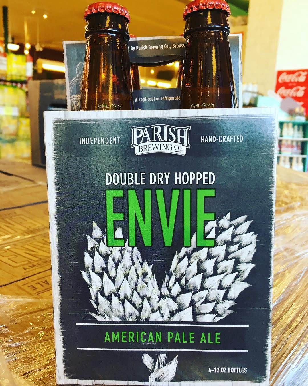 @parishbrewingco DDH Envie with Galaxy is now in stock at our Perkins Rd location! Limit…