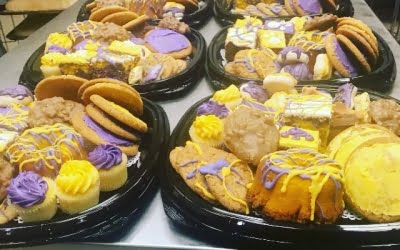 Let us get you ready for #lsugameday. Visit our bakery. #calandrosmkt #bakery #lsufootball #geauxtigers