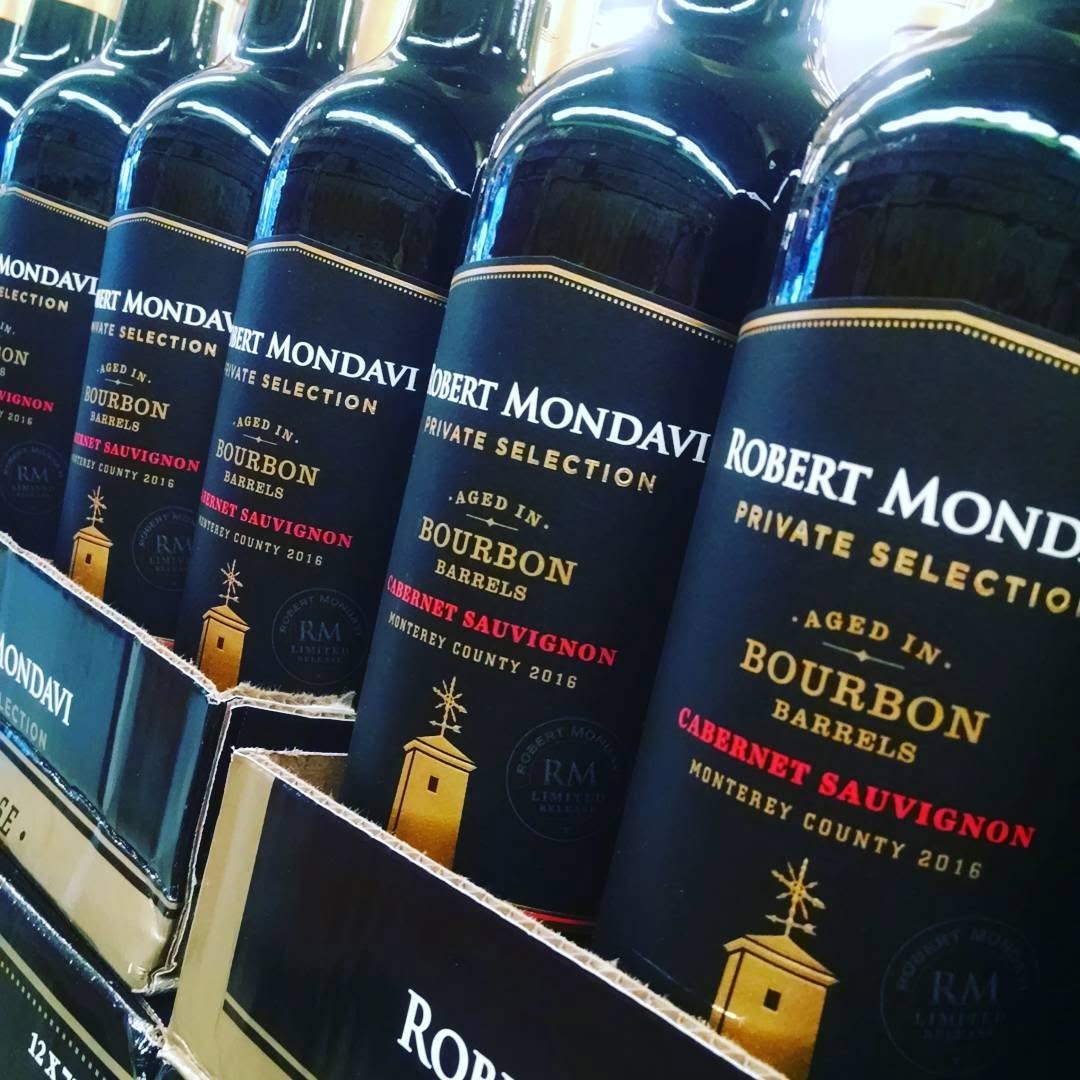 It’s back, baby! @robertmondavi #bourbonbarrelaged #cab #wine #cabsauv