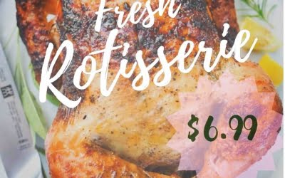 Money can’t buy happiness, but it CAN buy our Rotisserie Chicken for just $6.99, and…