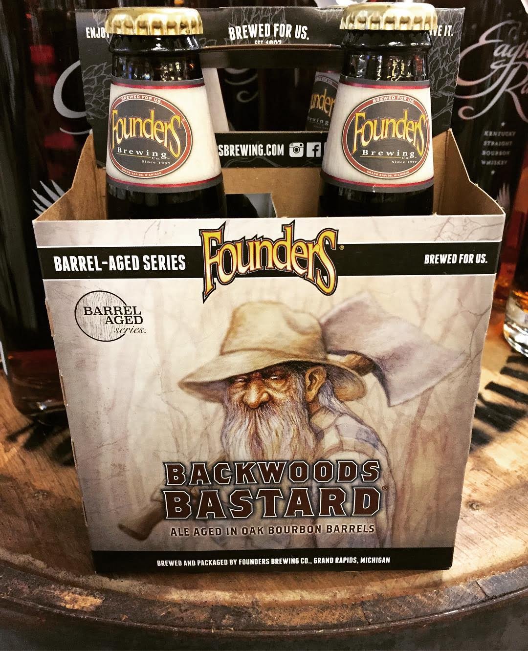 @foundersbrewing Backwoods Bastard is now in stock at our Perkins Rd location! #beer #grumpyoldman #winterbeer…