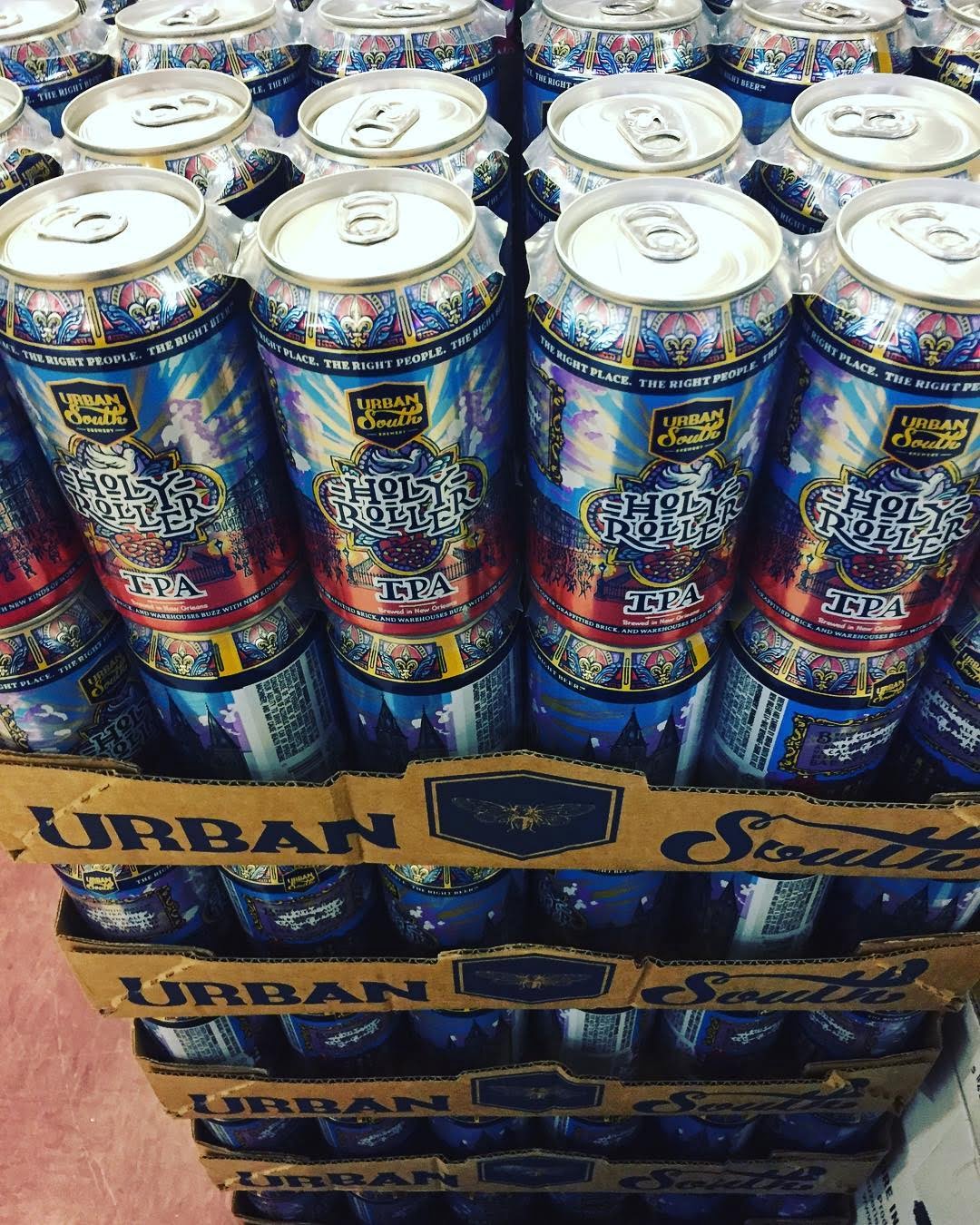 “New Recipe” @urbansouthbeer Holy Roller Cannes 10/30 is now in stock at our Perkins Rd…