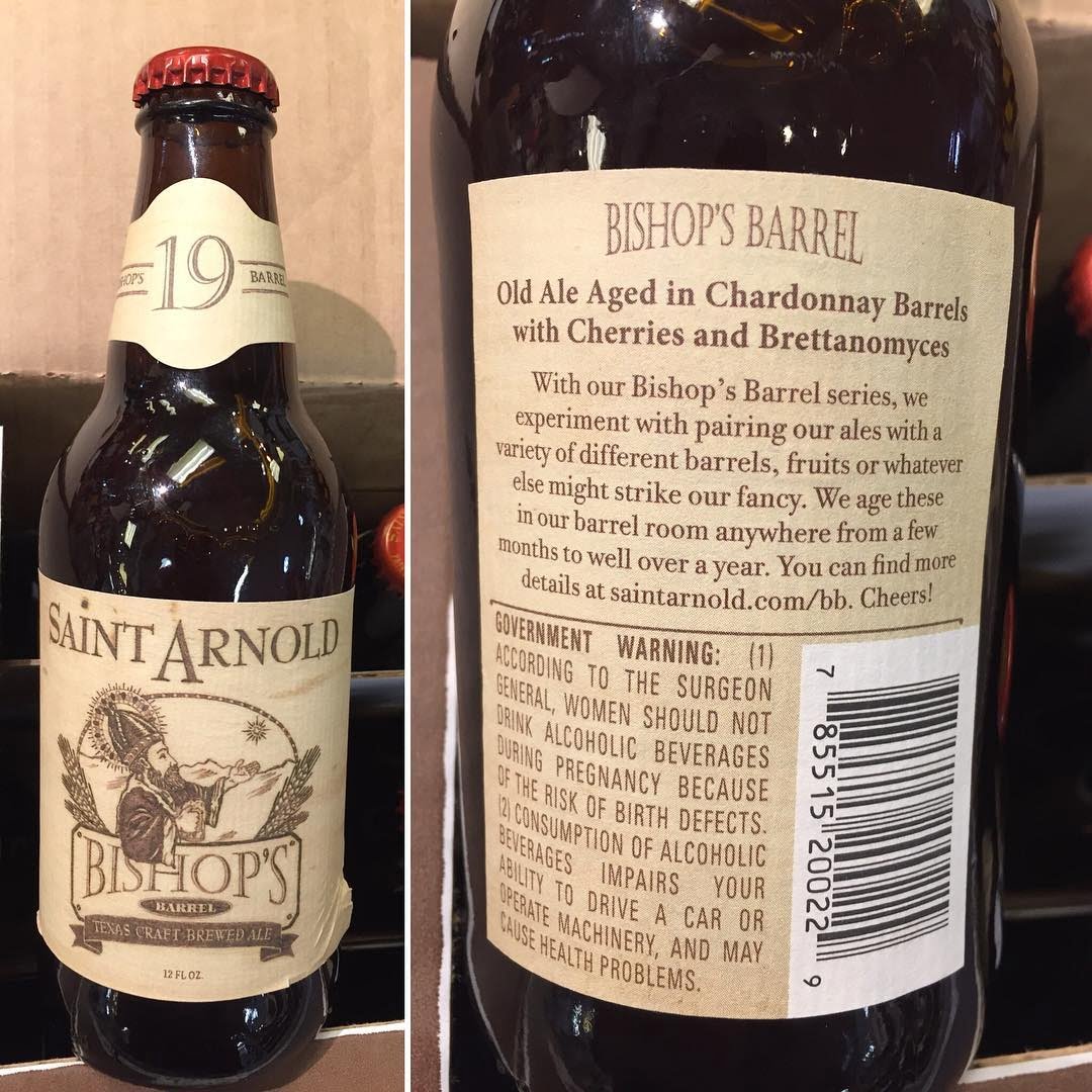 @saintarnoldbrewing Bishop’s Barrel 19 is now in stock at our Perkins Rd location! #beer #barrelaged…