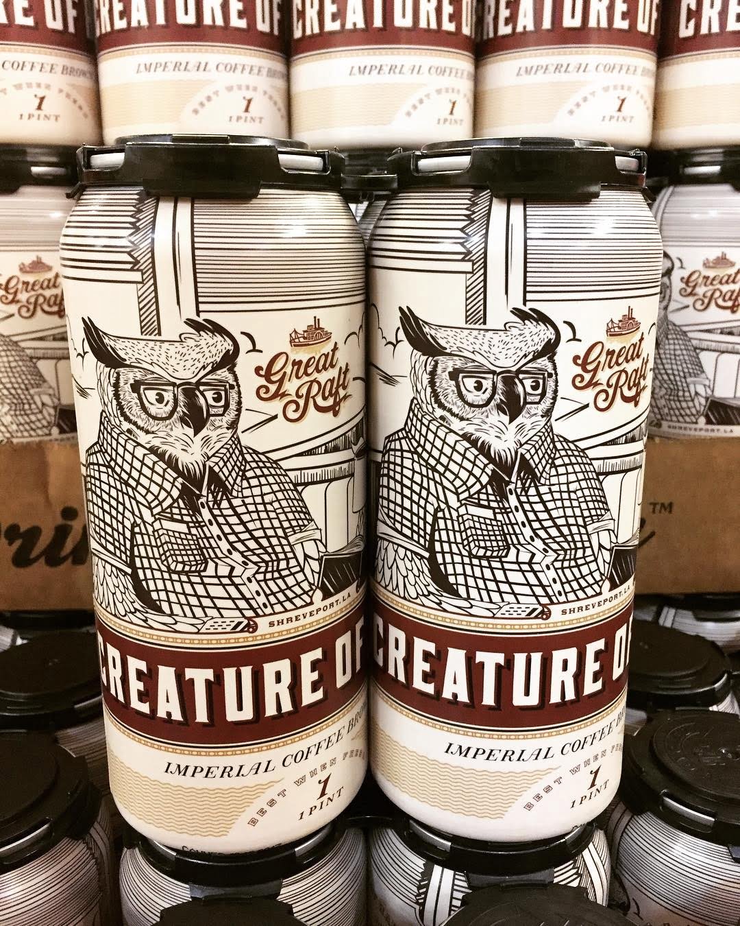 @greatraftbeer Creature of Habit is now available at our Perkins Rd location! #drinklocal #beer #darkbrew…