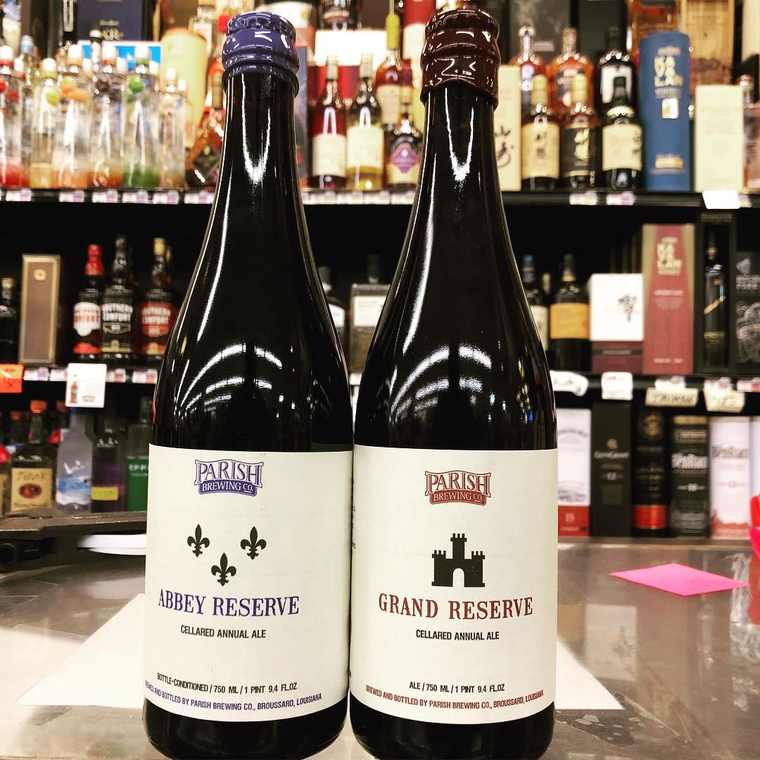 @parishbrewingco Grand Reserve and Abbey Reserve are both now in stock at our Perkins Rd…