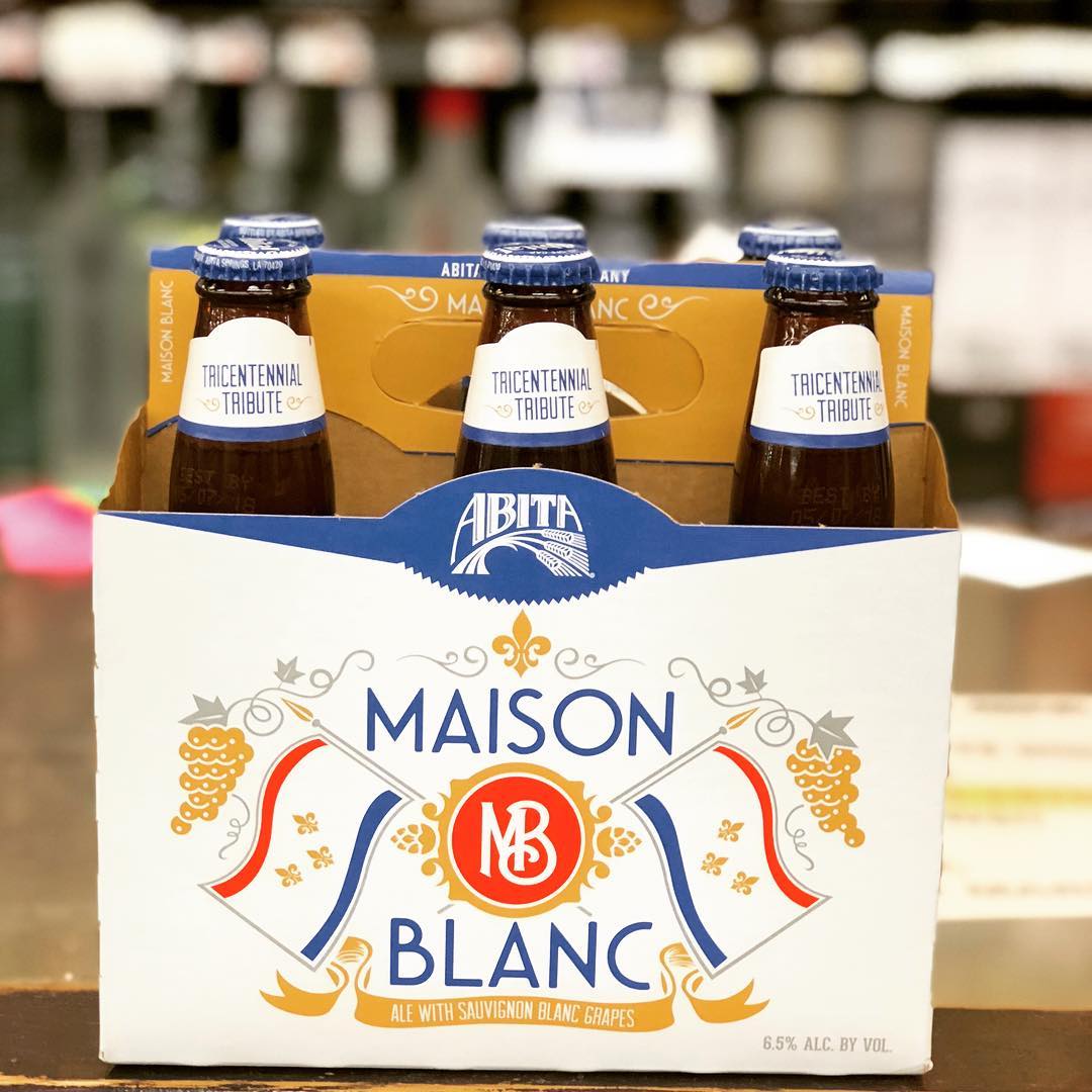 @abitabeer Madison Blanc, an Ale brewed with Sauvignon Grapes, is now available at our Perkins…