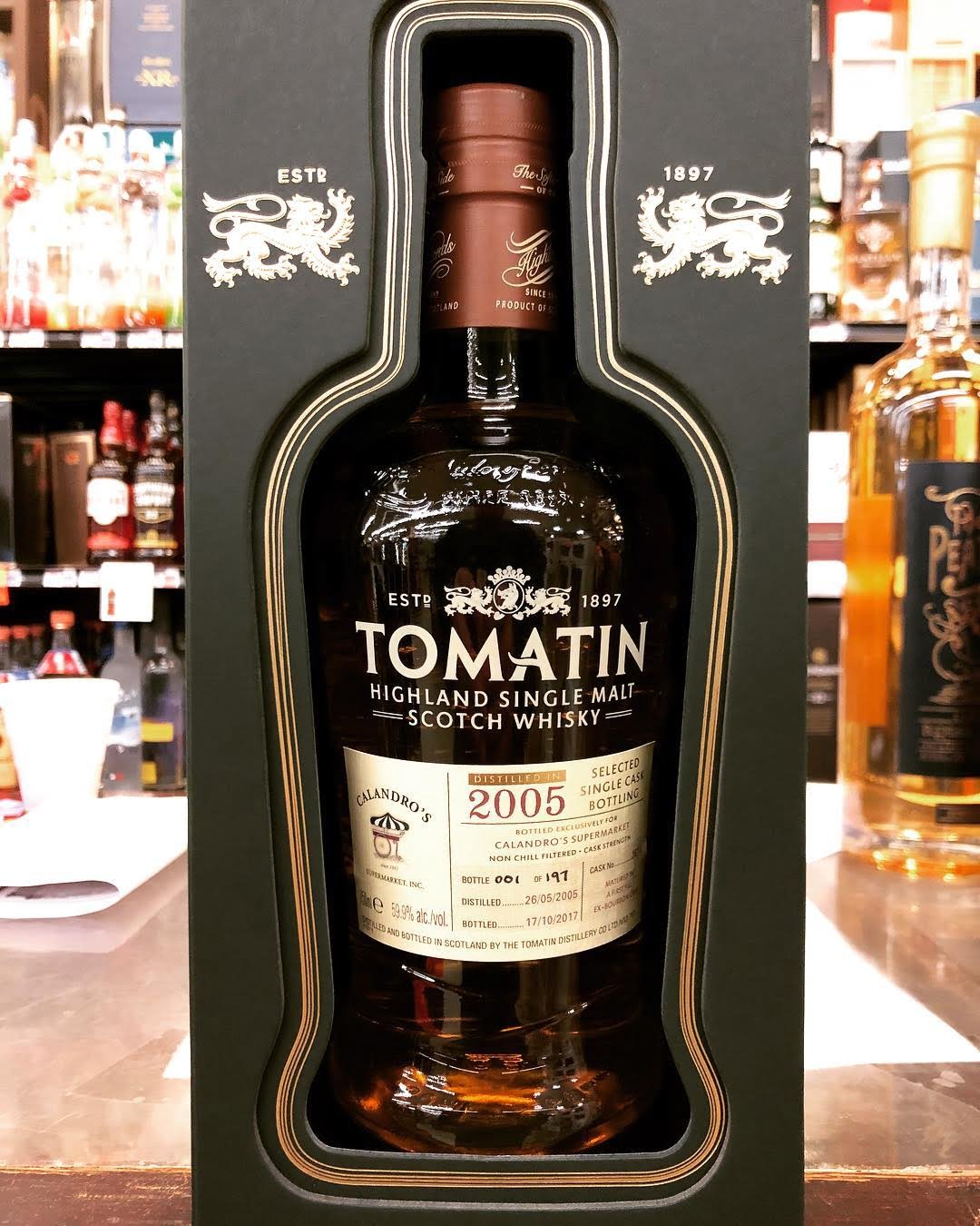 Our hand picked @tomatinwhisky 12 year old cask strength pick has finally arrived from across…