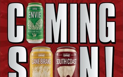 @parishbrewingco Envie, Canebrake, and South Coast CANS will be available at Calandro’s in January! Stay…