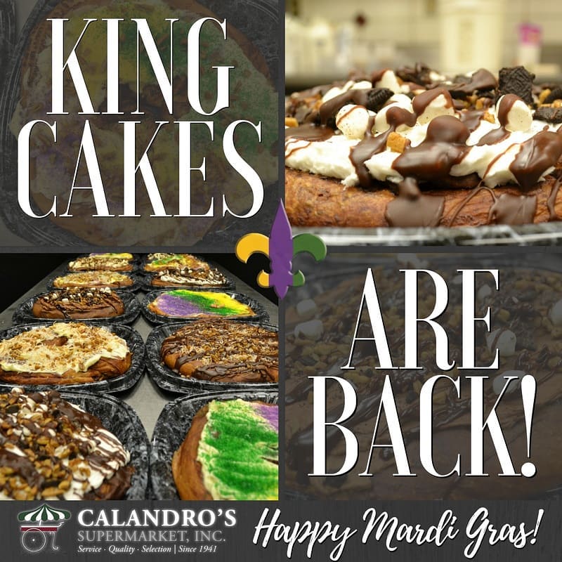 2018 Calandro’s King Cake Information OVERLOAD!