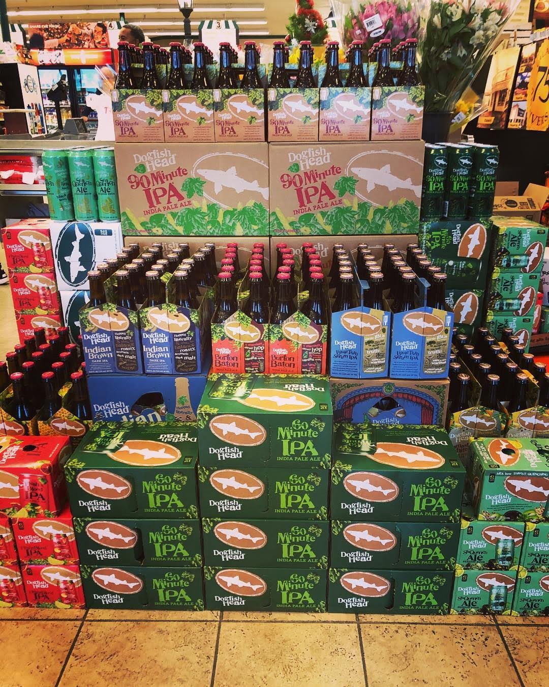 @dogfishhead Brewery is now available at our Perkins Rd location! Welcome to BR! #beer #freshhops…