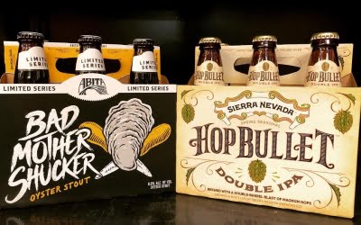 @abitabeer Bad Mother Shucker Oyster Stout and @sierranevada Hop Bullet Double IPA are both now…