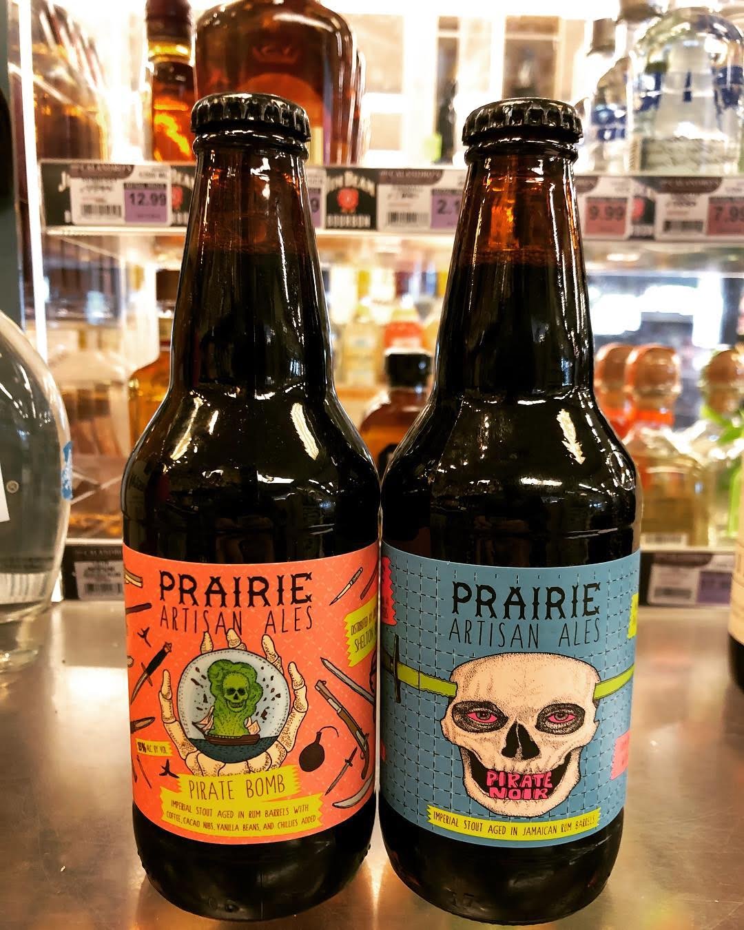 Two new brews available from @prairieales at our Perkins Rd location! Both are stouts aged…