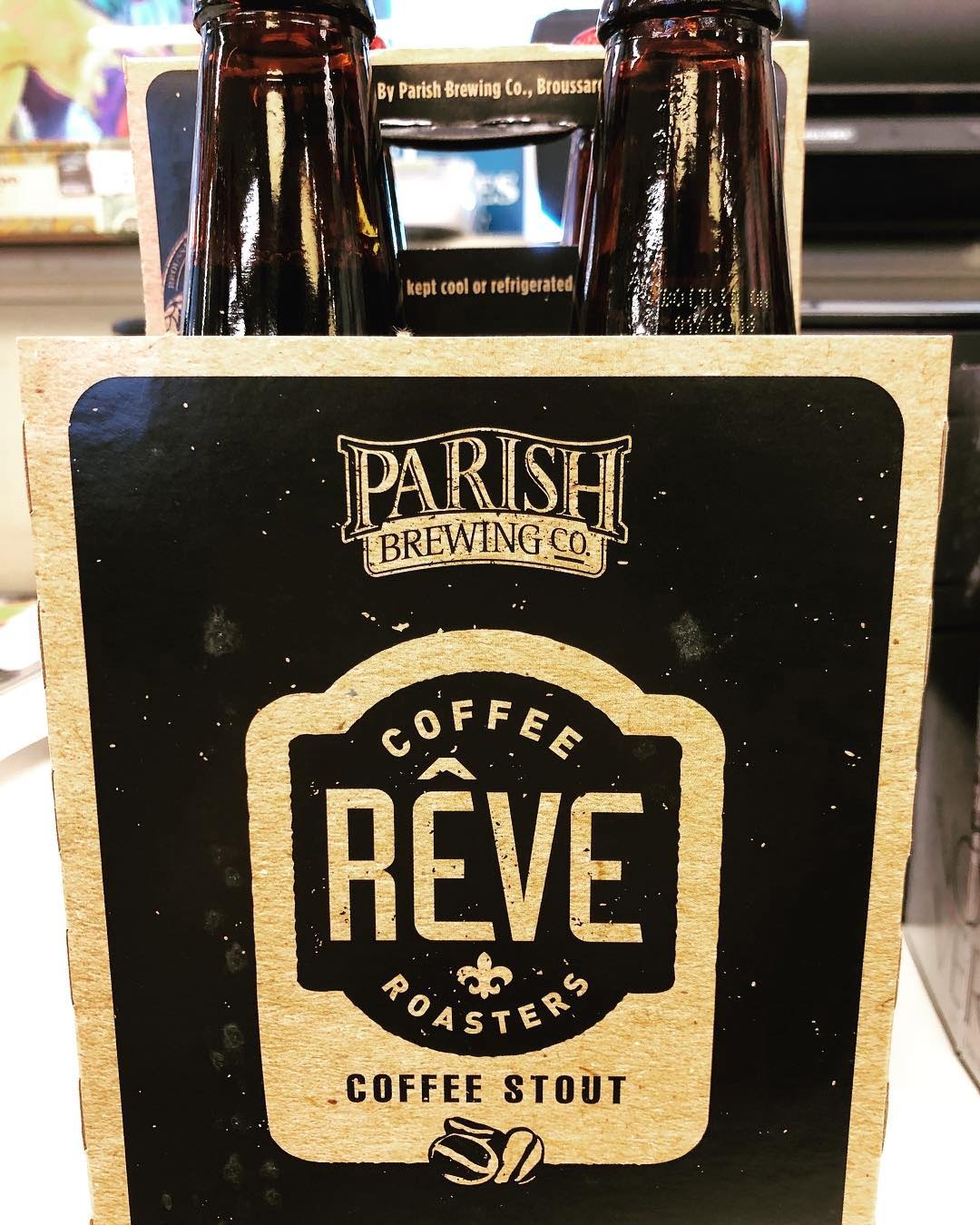 We just received a few more cases of @parishbrewingco Rêve Coffee Stout at our Perkins…