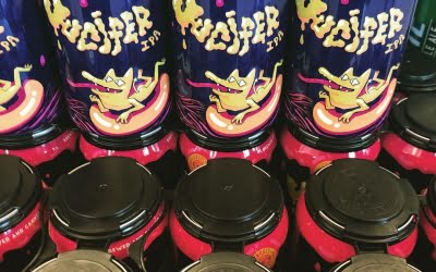 We just received super fresh @gnarlybarley Jucifer IPA canned 1/22 at our Perkins Rd location!…