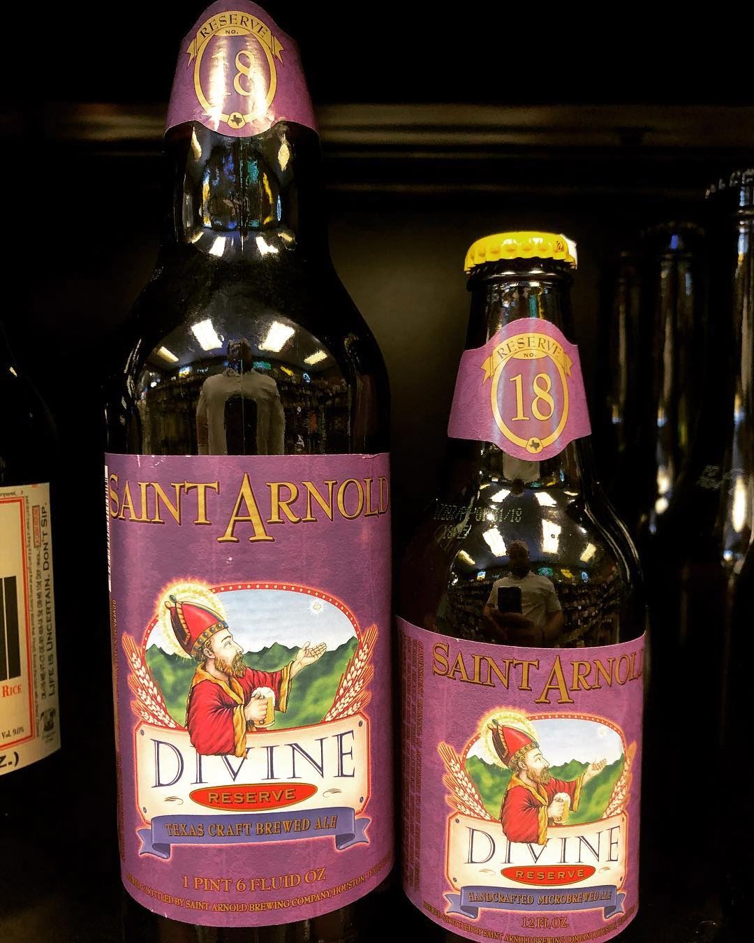 @saintarnoldbrewing Divine Reserve 18, Imperial Stout, is now available in limited quantities at our Perkins…