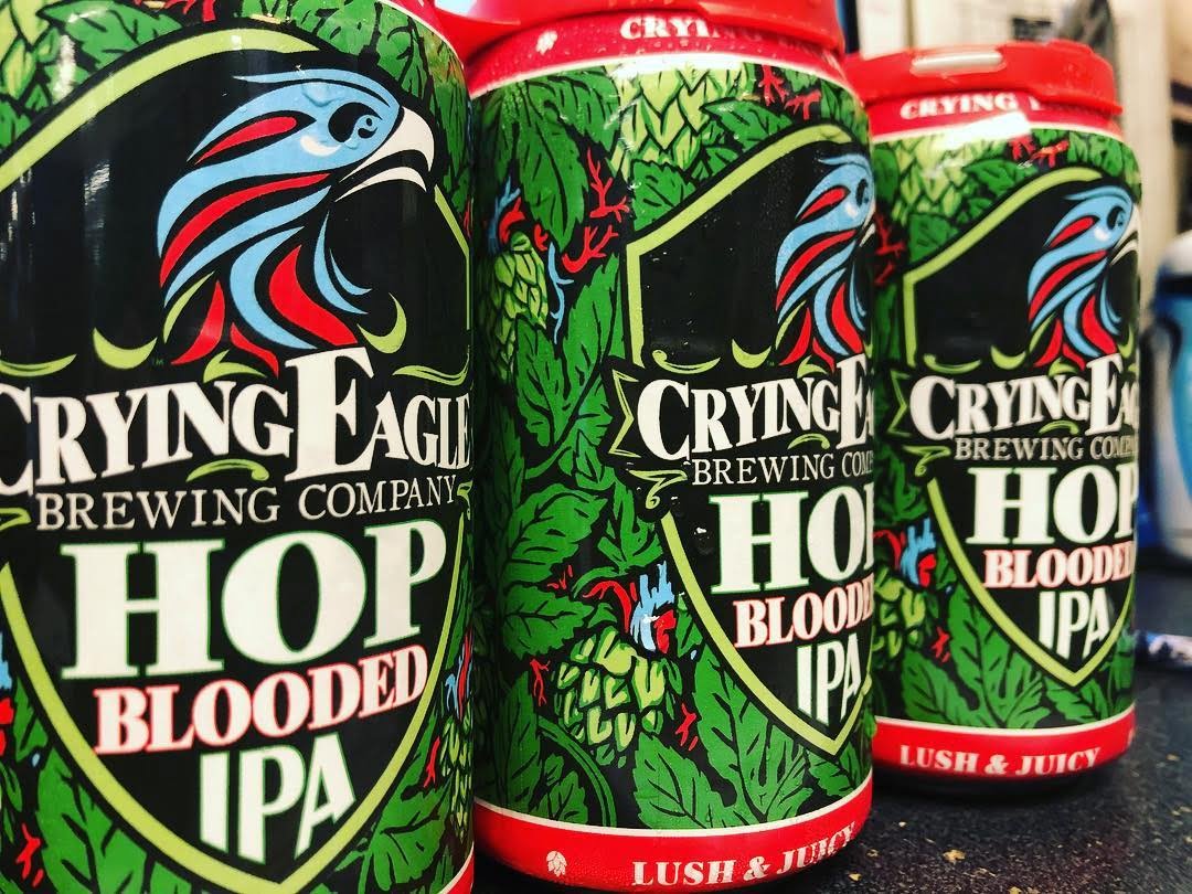 @cryingeaglebrew Hop Blooded IPA is now available at our Perkins Rd location! Stay tuned throughout…