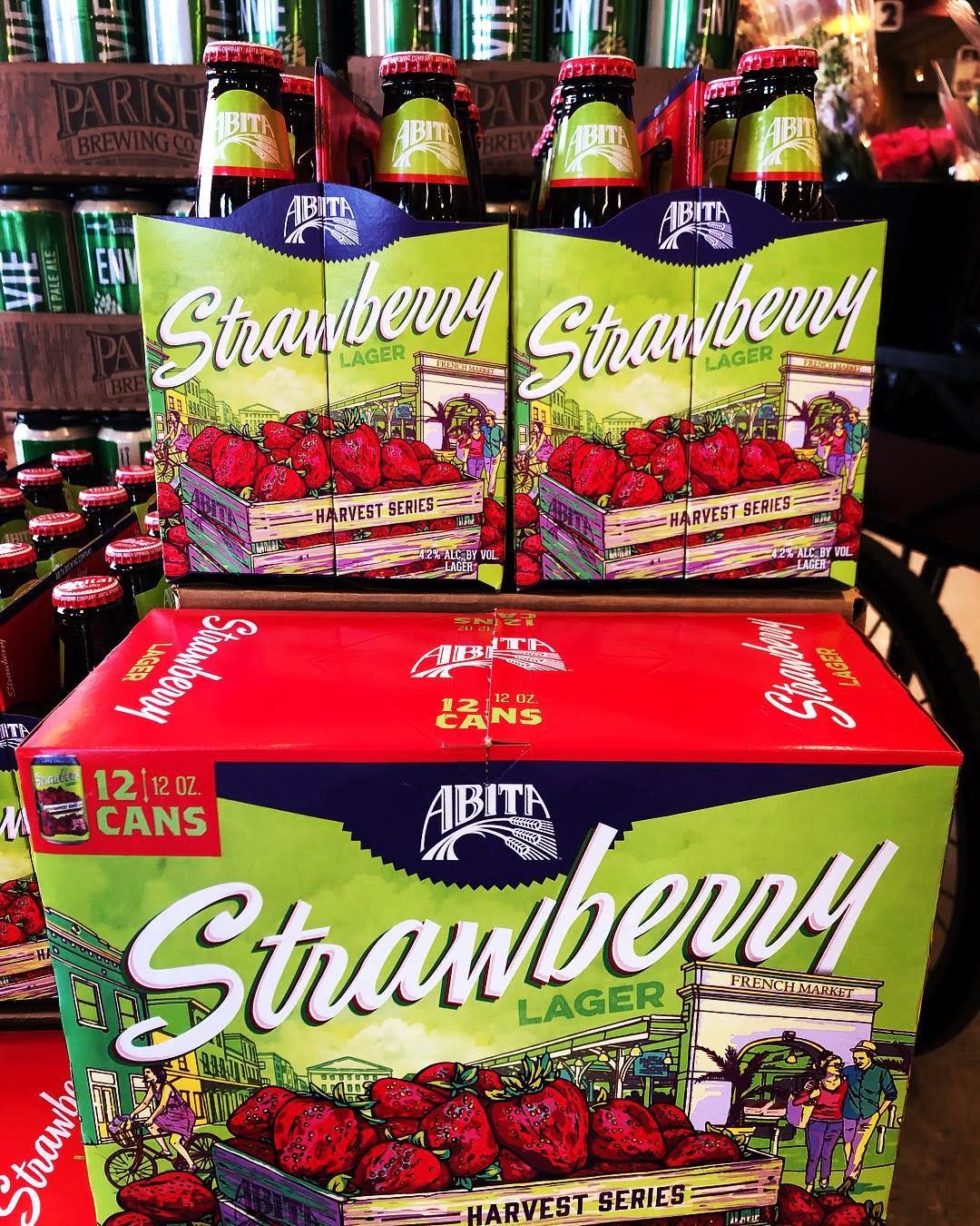 @abitabeer Strawberry Lager has finally landed at our Perkins Rd location, just in time for…