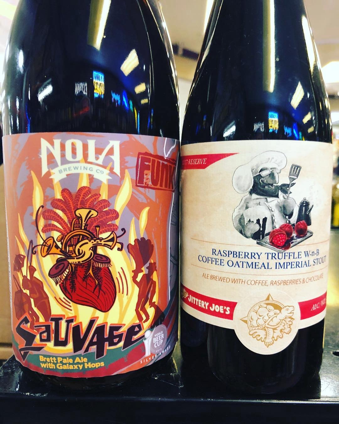 @terrapinbeerco Raspberry Truffle Wake-n-Bake and @nolabrewing Sauvage Batch 4 are now in stock at our…