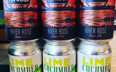 @tinroofbeer River Rose and @urbansouthbeer Lime Cucumber Gose are both now available at our Perkins…