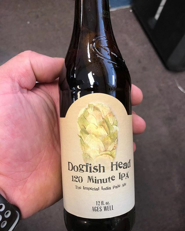 The world famous @dogfishhead 120 Minute IPA is now in stock at our Perkins Rd…