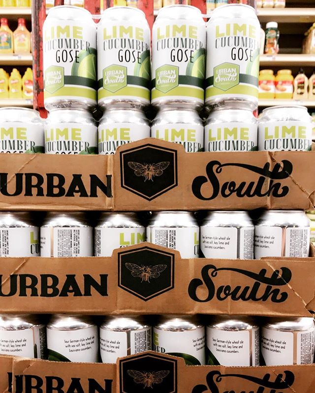 8 more cases of Lime Cucumber Gose from @urbansouthbeer just hit our Mid-City location. Stop…