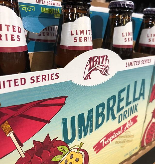 @abitabeer Umbrella Drink, Tropical Ale with Pomegranate and Passion Fruit, is now available at our…