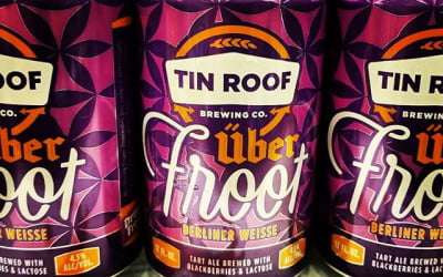 Tin Roof Uber-Froot available at our Perkins Rd location! @tinroofbeer #newbrewthursday #tinroof #berlinerweisse #sourbeer #drinklocal…