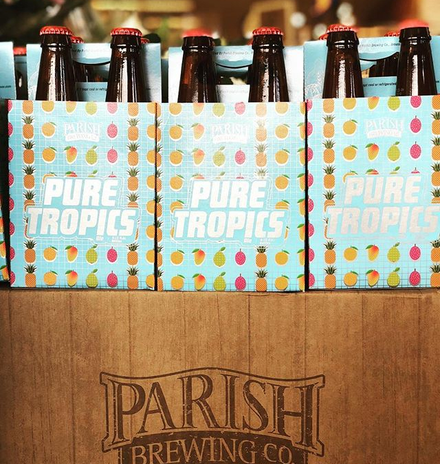 We just received another shipment of @parishbrewingco Pure Tropics at our Perkins Rd location! #beer…