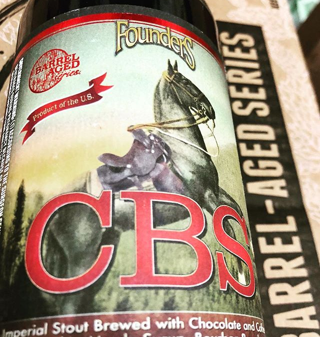 @foundersbrewing CBS, Imperial Stout Brewed with Chocolate and Coffee Aged in Maple Syrup- Bourbon Barrels,…