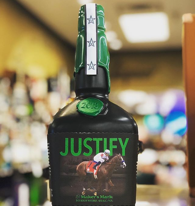 @makersmark Justify special edition to honor the triple crown winner, is now available at our…
