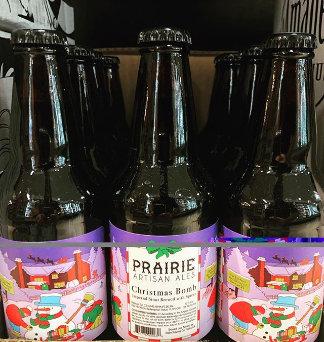 @prairieales 2018 Christmas Bomb is now in stock at our Perkins Rd location! #beer #bomb…