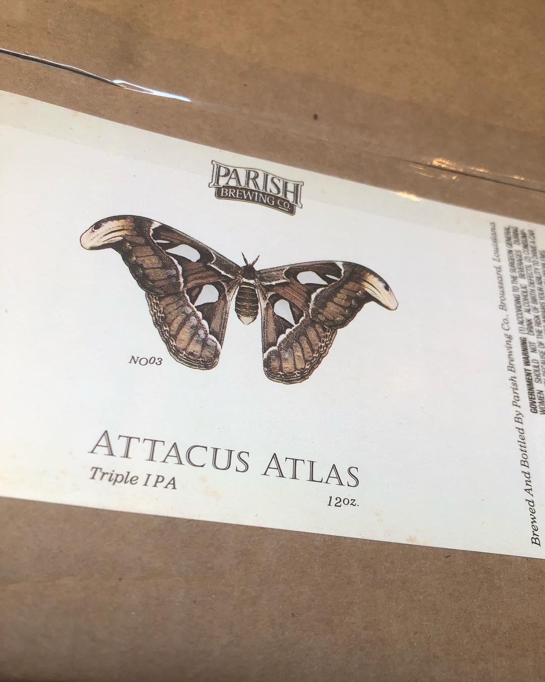 @parishbrewingco Atticus Atlas Triple IPA is now available at our Perkins Rd location! Limit 1