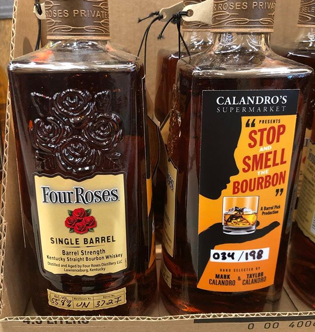 Our @fourrosesbourbon “Stop and Smell the Bourbon” Barrel has arrived! Thanks to Scott Greci, @designedforbeer…