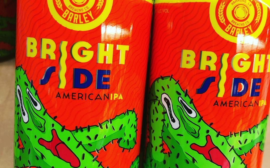 @gnarlybarley Bright Side is now available at BOTH locations! #beer #freshhops #drinklocal #purty
