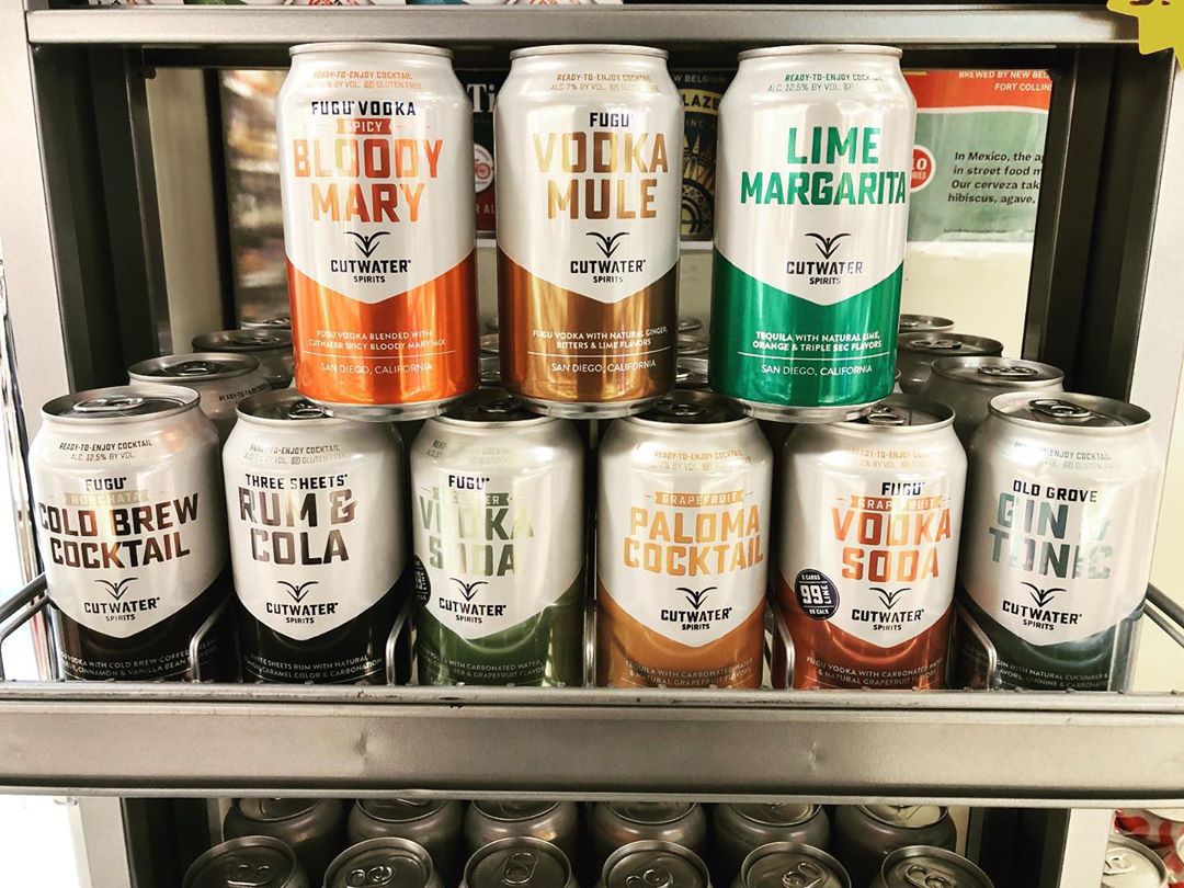 cutwaterspirits line of premade cocktails in a can are now available