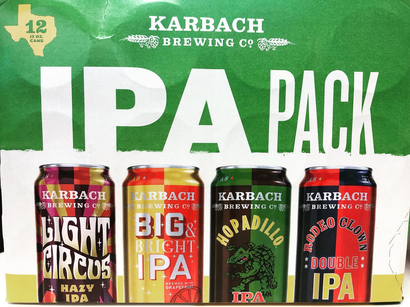 @karbachbrewing IPA variety pack featuring 3 never before released IPAs in the Baton Rouge market