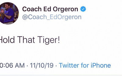 We couldn’t have said it better Coach-O! Geaux Tigers 🐅… #geauxtigers🐯 #beatbama #finally