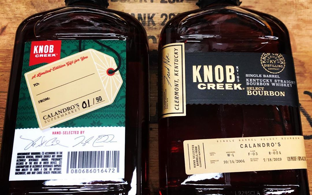 Our newest, almost 15 year old, single barrel select of @knobcreek is now available at…