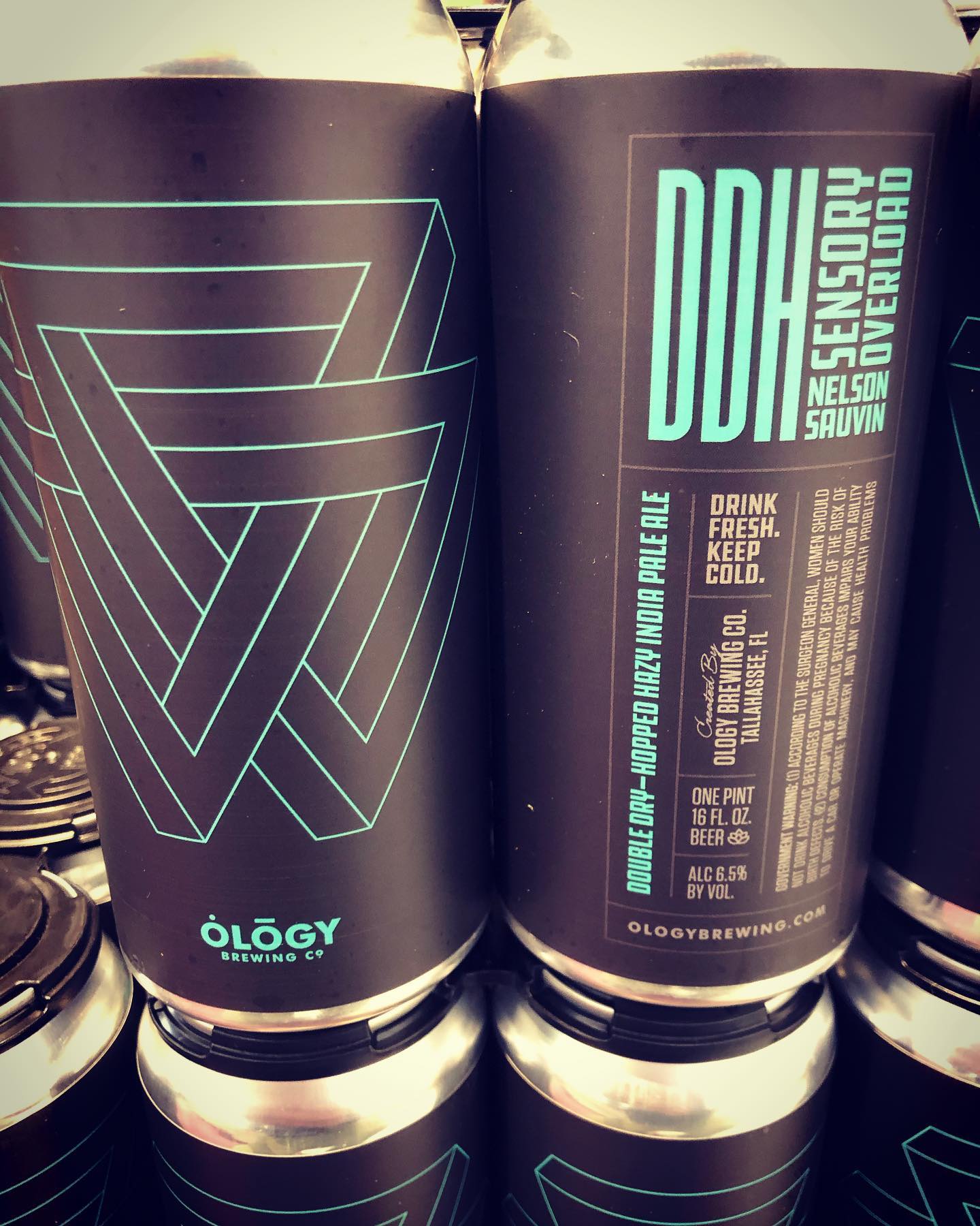 New brewery alert! @ology_brewing_co DDH Sensory Overload is now available at our Perkins Rd location!