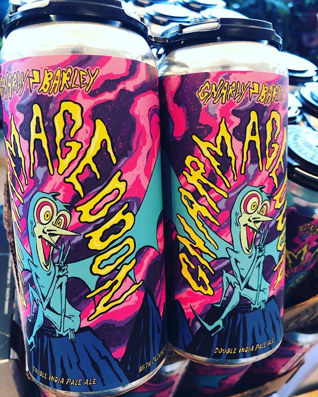 @gnarlybarley Gnarmageddon is back in stock at our Perkins Rd location! #beer #drinklocal #dipa #haze